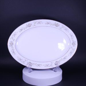 12" Oval Serving Platter by Grace M-1020 Japan